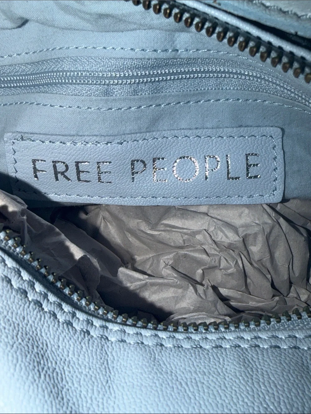 NWOT Free People Arm Candy Bag 100% Goat Leather